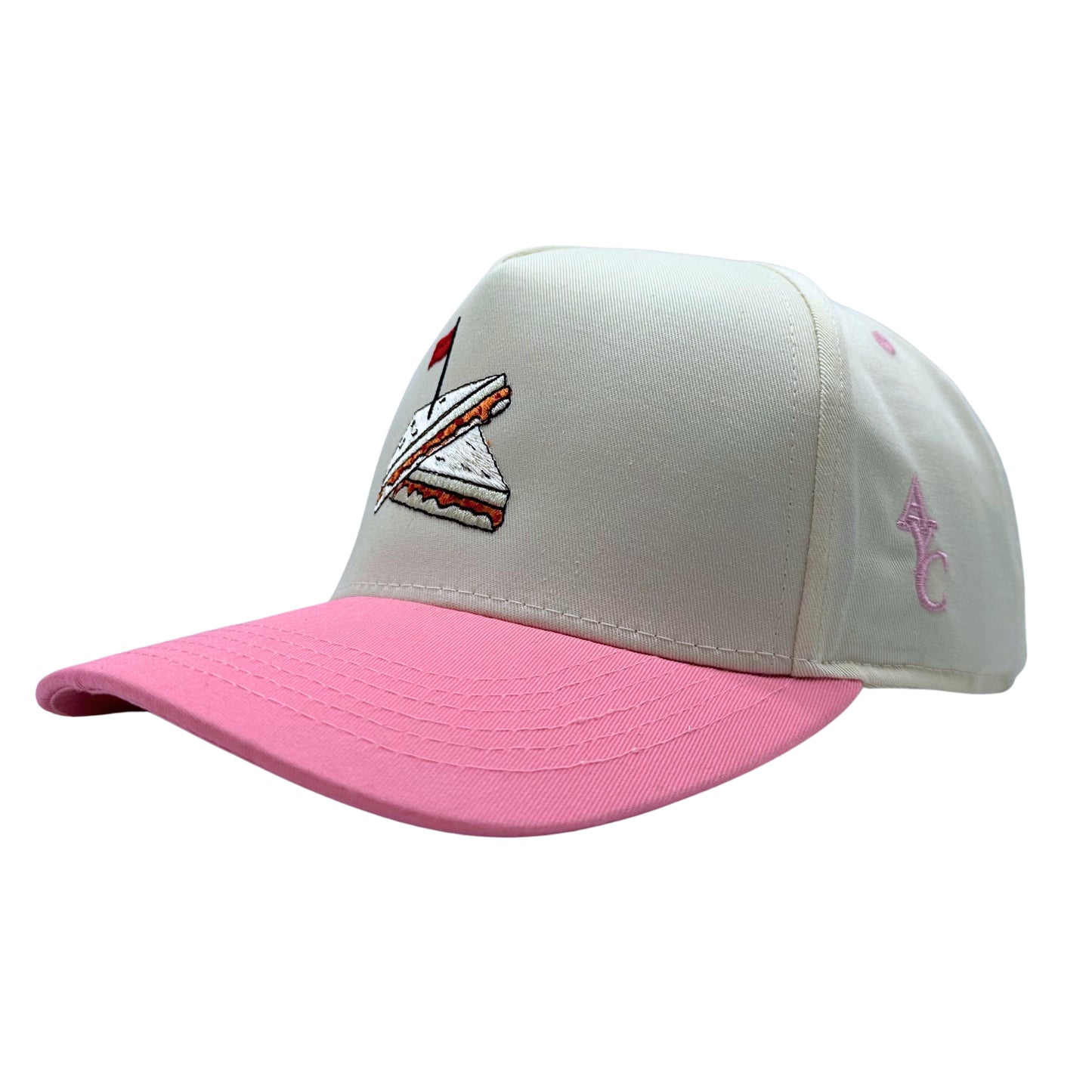 The Sandwich Artwear Golf Hat - Pink/Cream