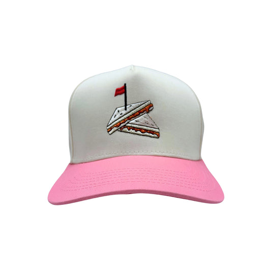 The Sandwich Artwear Golf Hat - Pink/Cream