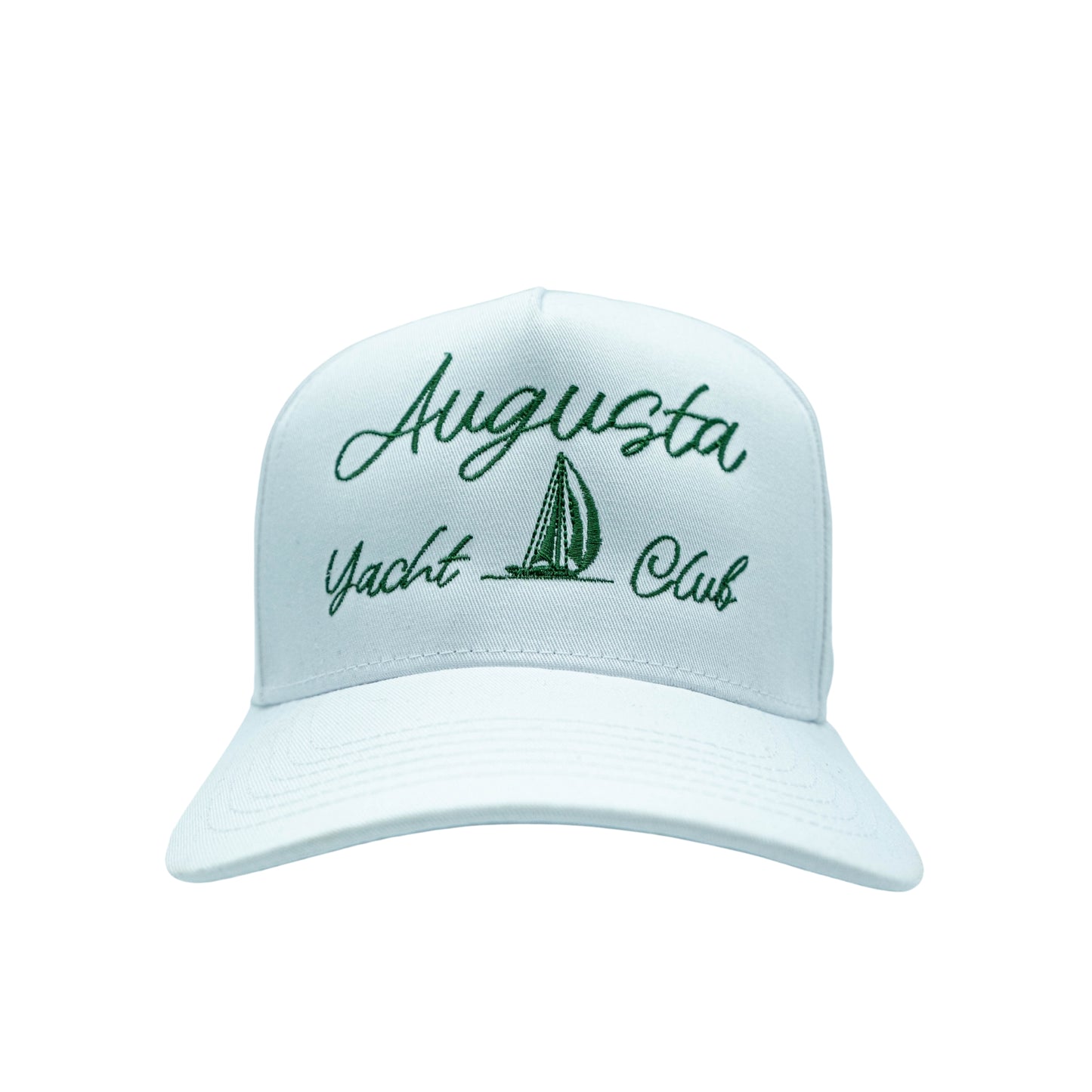 Mainsail White "Ahoy!" Augusta Yacht Club Hat