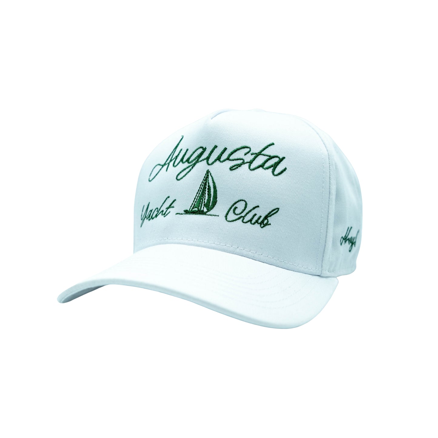 Mainsail White "Ahoy!" Augusta Yacht Club Hat