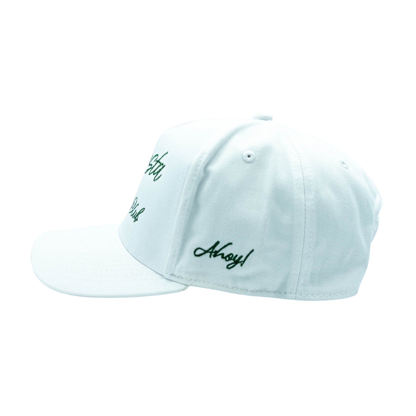 Mainsail White "Ahoy!" Augusta Yacht Club Hat